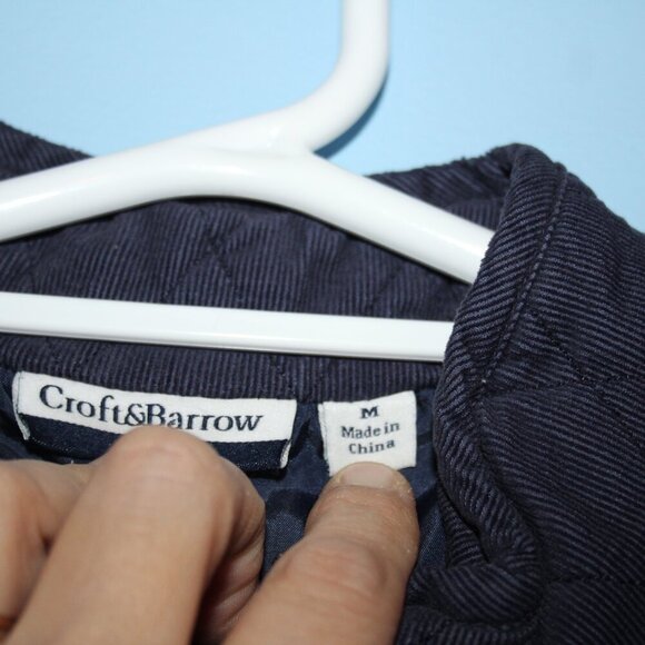 Croft&Barrow Corduroy Medium Women's Zip Up Jacket with Pockets Modest - Picture 11 of 16